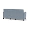 Lesro Siena Lounge Reception 3 Seat Tandem Seating No Center Arms, Black, RS Rain Song Upholstery SN3101 - alternate 2